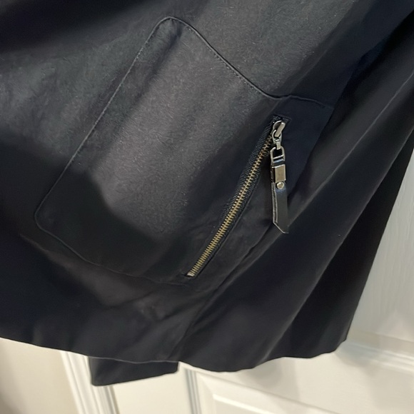 Ming Wang Black Mandarin Collar Open Front Blazer Jacket M - Picture 5 of 5